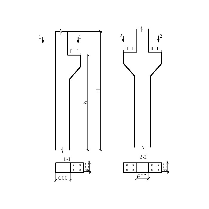 Колонна железобетонная 9к 96-1